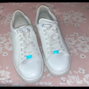 White sneakers